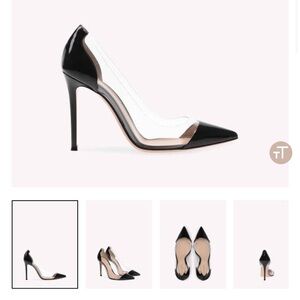 Gianvito Rossi plexi heels pumps size 35